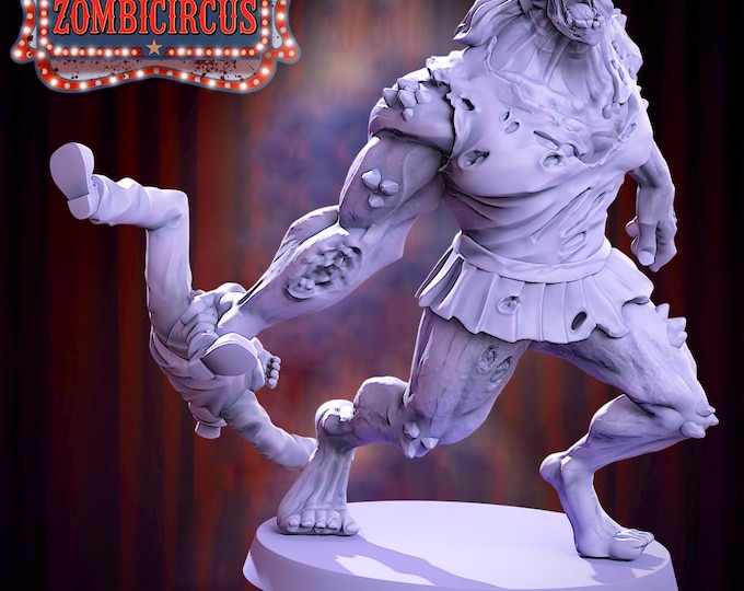 Little Girl Zombie - 32mm - VaultZ - Zombie Circus - For games like Zombicide, This Is Not A Test, County Road Z