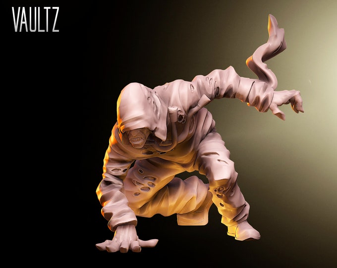 Stalker Zombie - 32mm - VaultZ - For games like Zombicide, This Is Not A Test, County Road Z