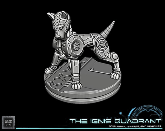 Cyber Dog- 28/32mm Scale - Ignis Quadrant - EC3D Designs