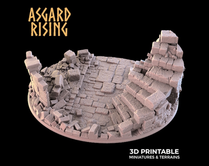 Ruins Display Base - 120x90mm