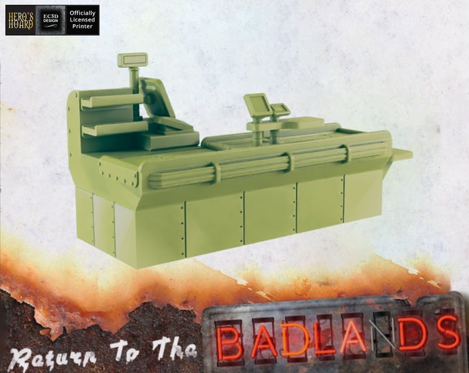 Supermarket Checkout - Post-Apocalyptic - 32mm - EC3D Designs - Return To The Badlands - Fallout Wasteland Warfare - This Is Not A Test