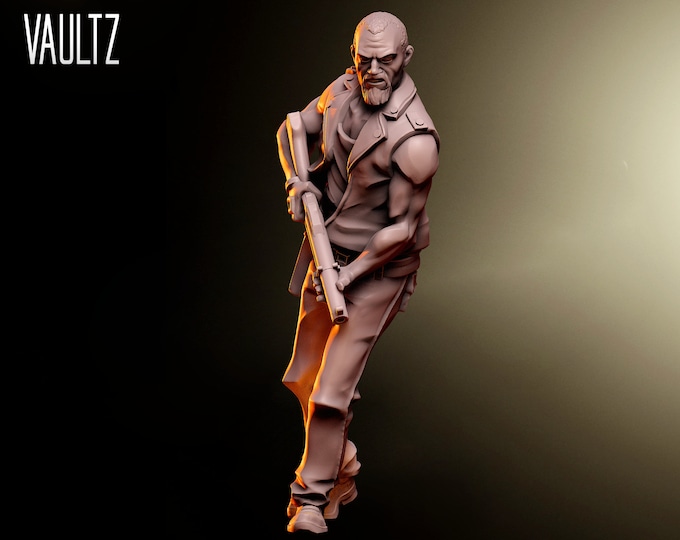 Frank - 32mm - VaultZ - For games like Zombicide, This Is Not A Test, County Road Z