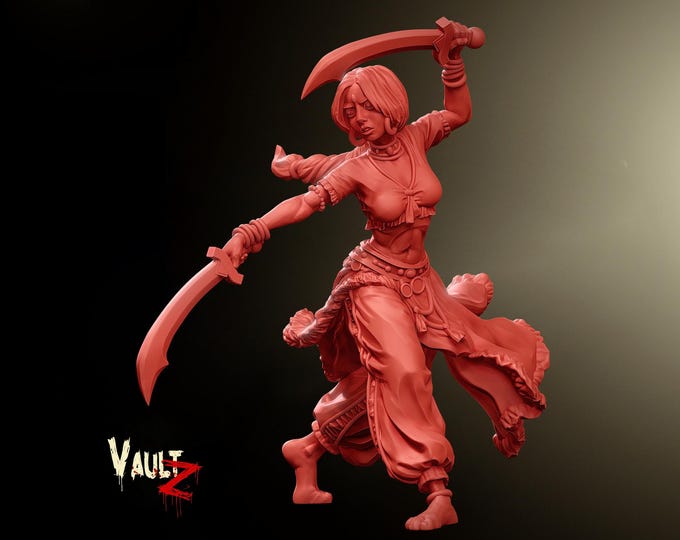 Nayana Survivor - 28/32mm - VaultZ - For games like Zombicide, This Is Not A Test, County Road Z