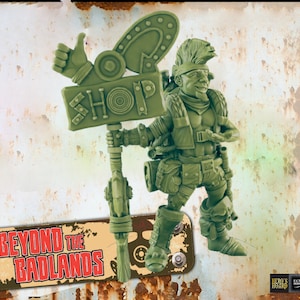 Wasteland Shopkeeper - Post-Apocalyptic - 28 or 32mm - EC3D Designs - Beyond The Badlands