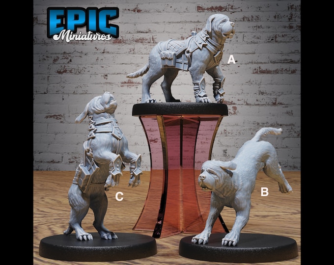 Armored Pack Raid Dog - 28mm Scale - Epic Miniatures