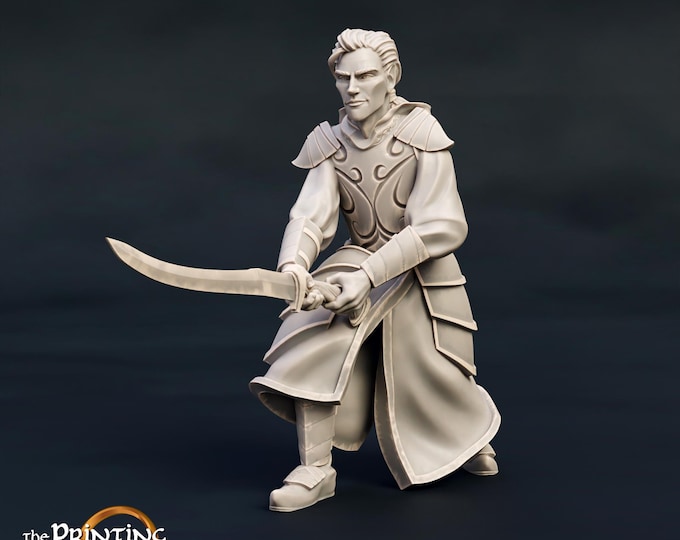 Hedda Female Warrior on Foot or Mounted - 28mm/32mm - The Printing Goes Ever On - Tales Of Wind And Saddle - Fantasy