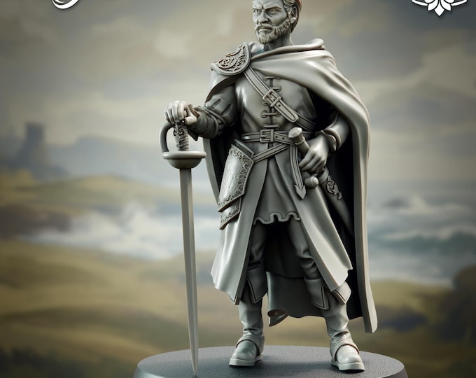 Domani Ranger  Commander - 28mm/32mm - The Printing Goes Ever On - Domani Season I - Dungeons and Dragons
