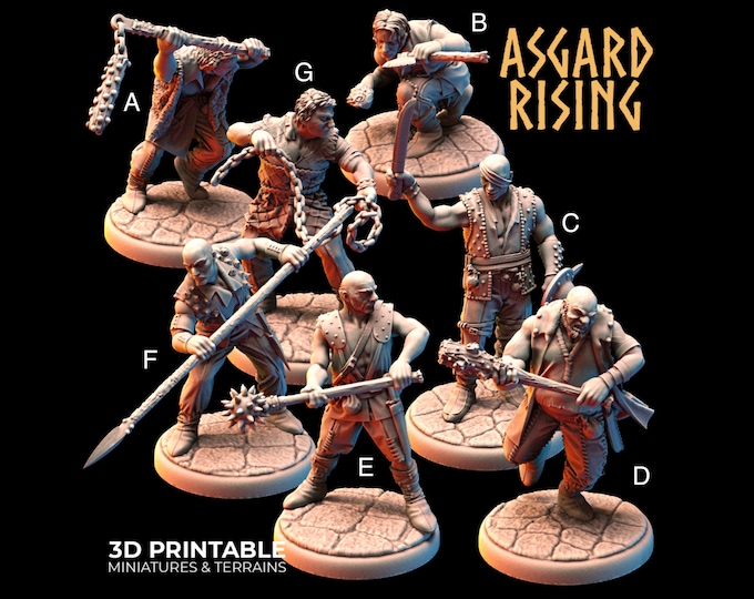 Bandit Outcasts - Norse Theme - 32mm - Asgard Rising - Bandits!