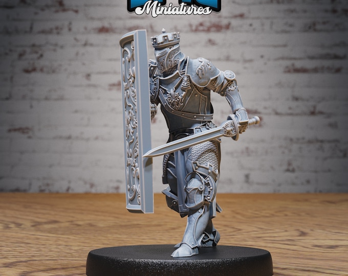 Tower Knight - 28mm Scale - Epic Miniatures - Chivalry Garden