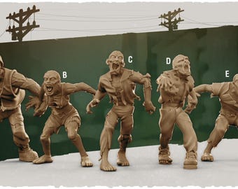 Jerry's Scum  - 28mm or 32mm Scale - Kraken Studios Jerry's Scrapyard - Great for This Is Not A Test, and County Road Z!