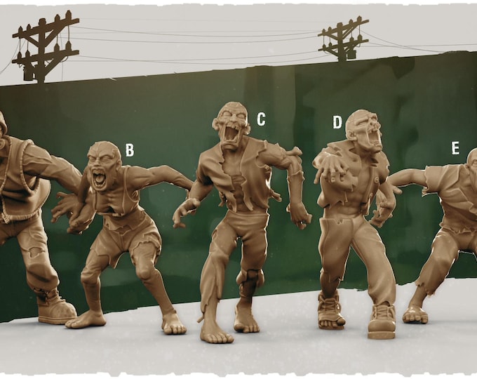 Jerry's Scum  - 28mm or 32mm Scale - Kraken Studios Jerry's Scrapyard - Great for This Is Not A Test, and County Road Z!
