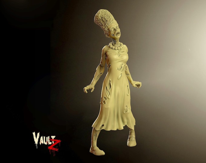 Zombie Family Marge - 32mm - VaultZ - For games like Zombicide, This Is Not A Test, County Road Z