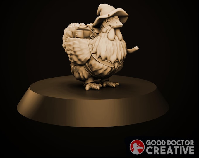 Millie The Spell Casting Chicken Companion - Fantasy - 32mm - Good Doctor Creative