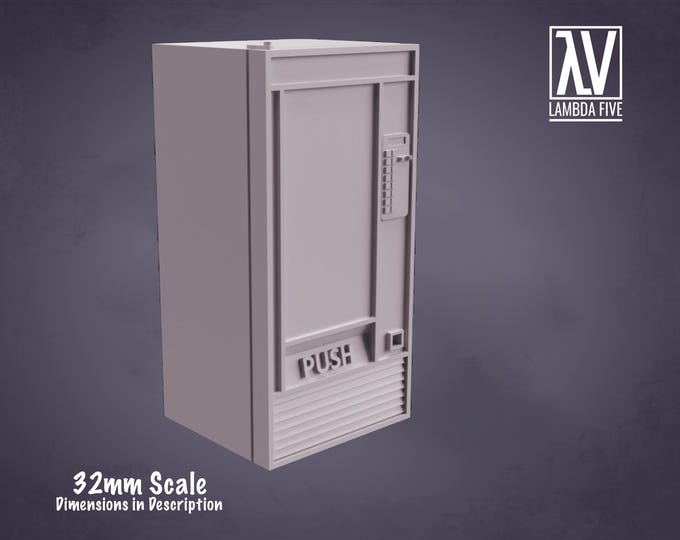 Vending Machine Snacks  - 32mm - Lambda5 - Retro 80s scenery and scatter! Or modern, it could be modern!