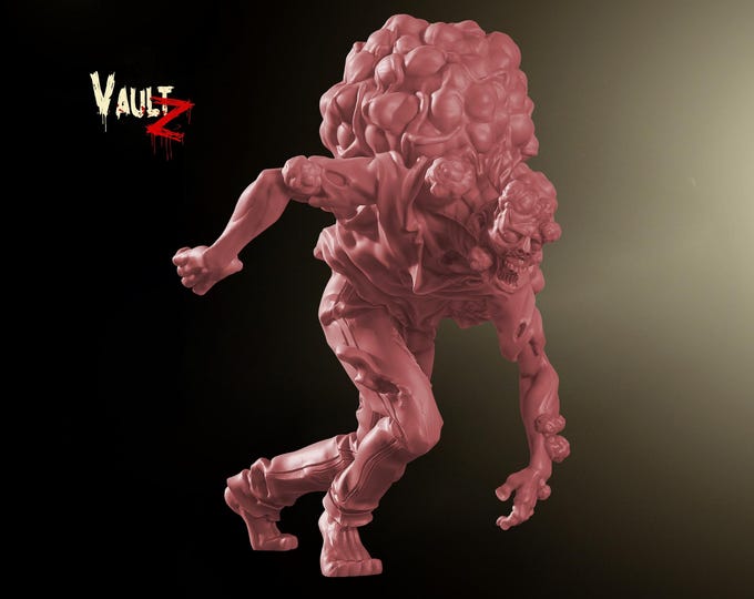 Zombienator Mutant  Runner - 28/32mm - VaultZ - For games like Zombicide, This Is Not A Test, County Road Z