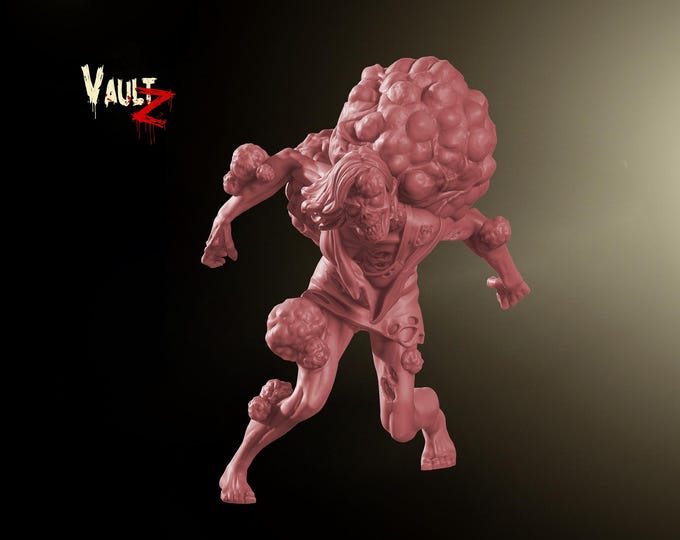Zombienator Mutant  2 - 28/32mm - VaultZ - For games like Zombicide, This Is Not A Test, County Road Z