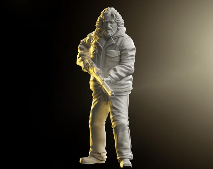 Reagan Survivor with Hunting Rifle - 32mm - VaultZ - For games like Zombicide, This Is Not A Test, County Road Z