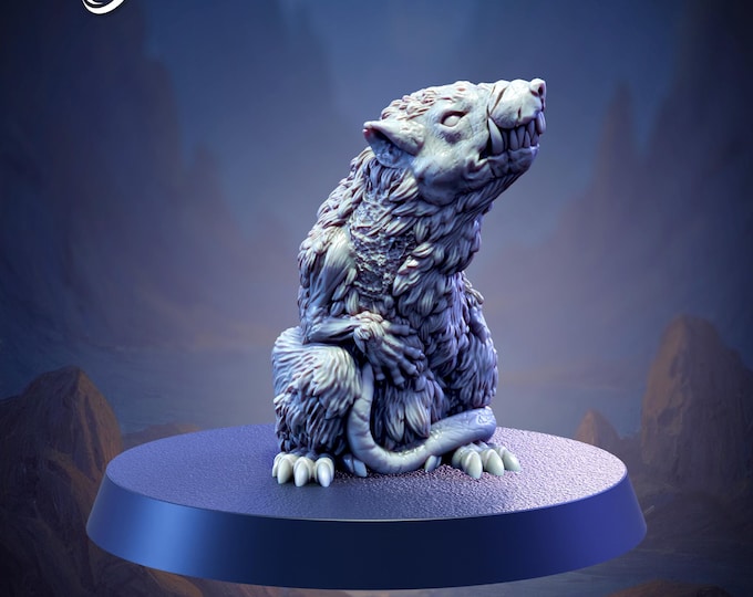 Rat King (could be a nice companion or familiar!) - 28/32mm - The Printing Goes Ever On - Dungeons and Dragons - Pathfinder