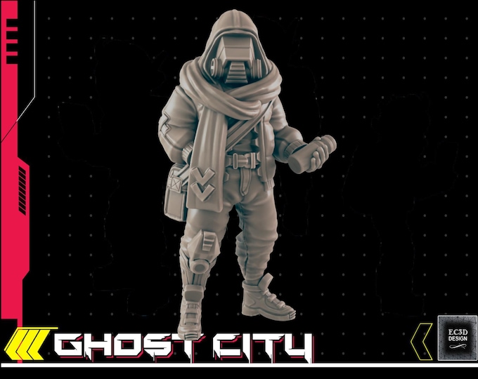 The Messenger - Cyberpunk/Sci-Fi  - 28mm or 32mm - Ghost City
