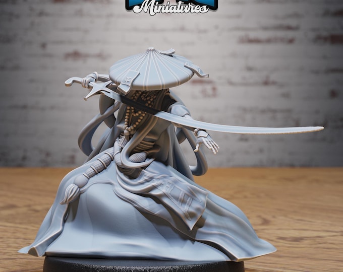 Immortal Monk - 28/32mm Scale - Epic Miniatures - Secretive East - Dungeons and Dragons - Pathfinder