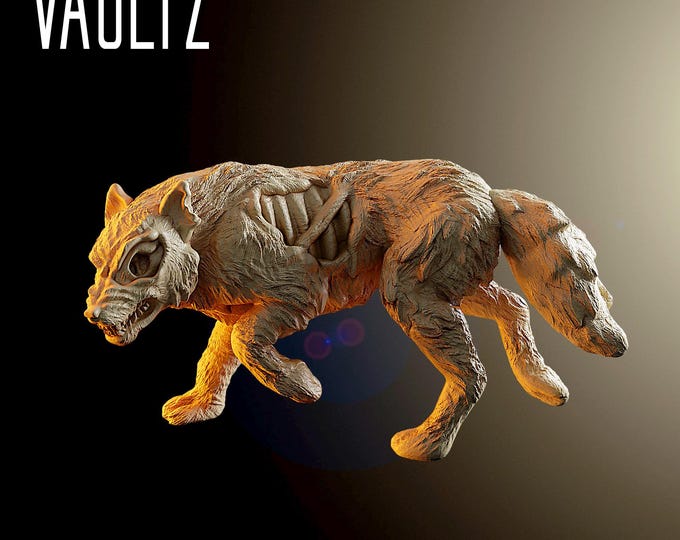 Zombie Dog 2 - 28mm or 32mm - VaultZ - For games like Zombicide, This Is Not A Test, County Road Z