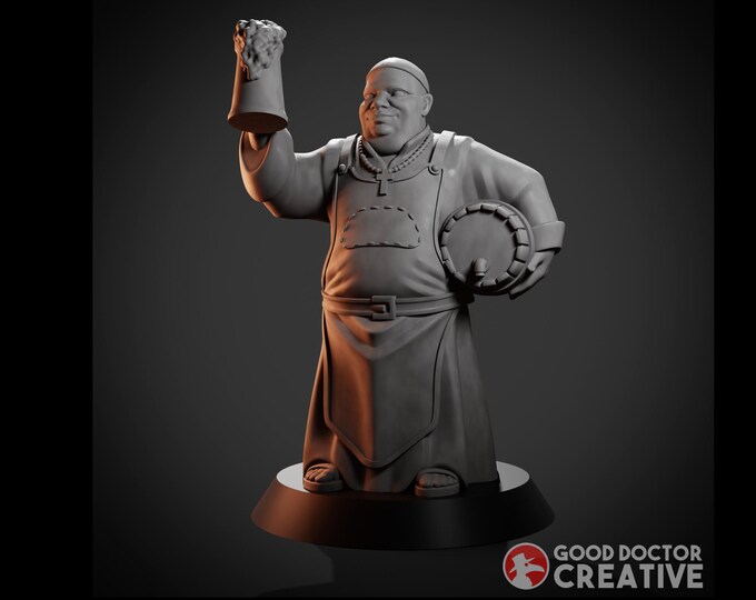 Monk Beer Brewer - Cyberpunk/Sci-Fi  - 32mm - Good Doctor Creative
