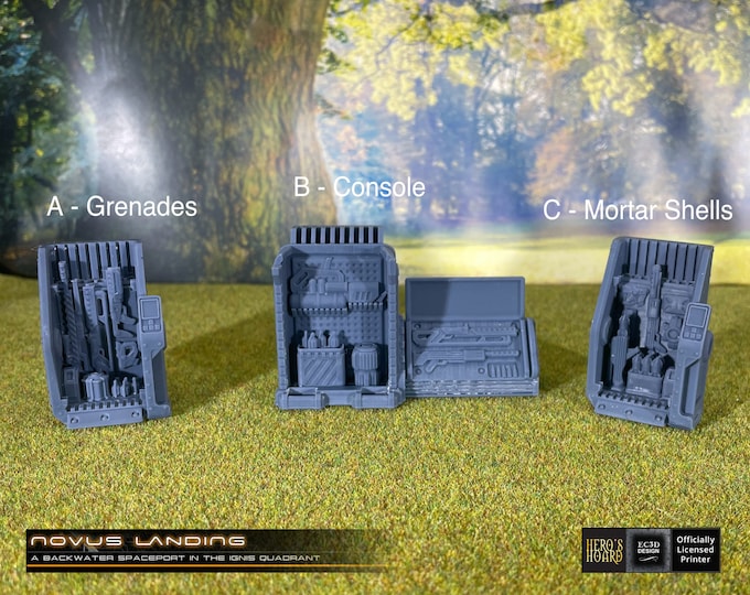 Weapon Racks - 32mm - Novus Landing - EC3D Designs