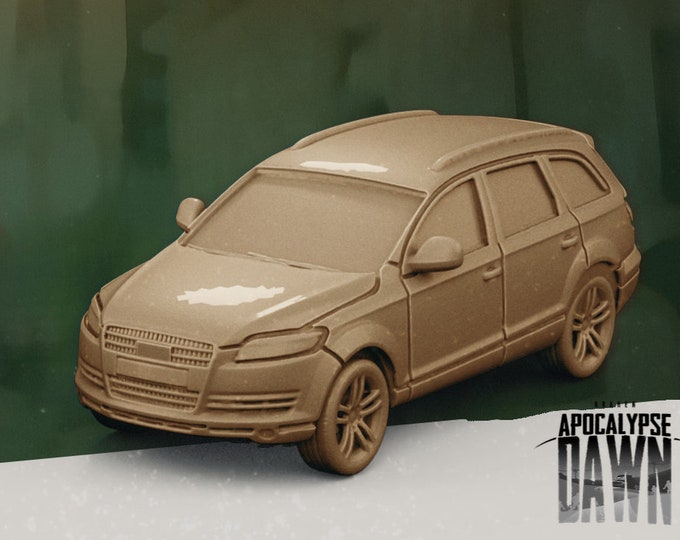 Small SUV - 32mm Scale - Kraken Studios Apocalypse Dawn - Great for Fallout Wasland Warfare, Fallout RPG, Zombicide and This Is Not A Test!