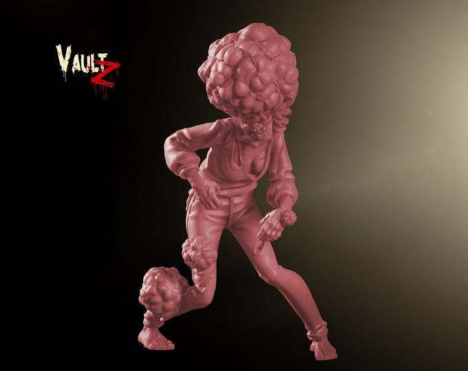 Zombienator Mutant  3 - 28/32mm - VaultZ - For games like Zombicide, This Is Not A Test, County Road Z