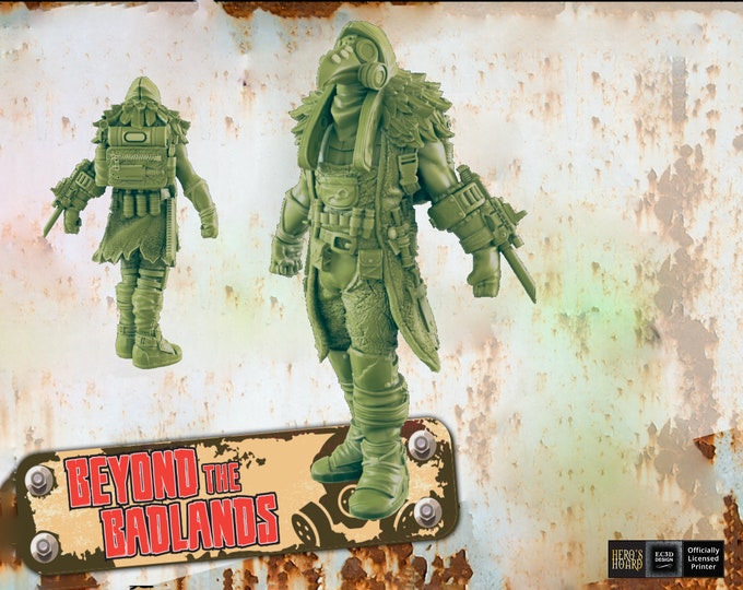 Wasteland Plague Doctor - Post-Apocalyptic - 32mm - EC3D Designs - Beyond The Badlands