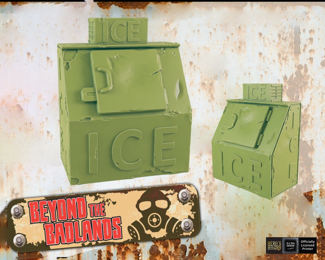 Ice Machine Postapocalyptic 32mm EC3D Designs Beyond the Badlands Etsy