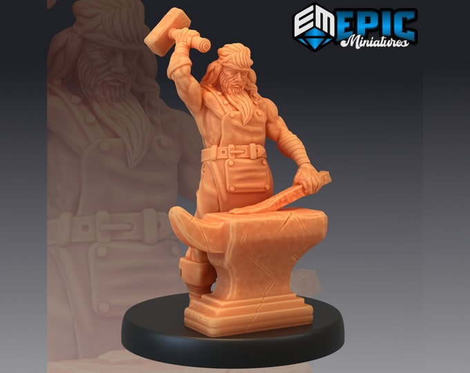 28mm Villager Blacksmith