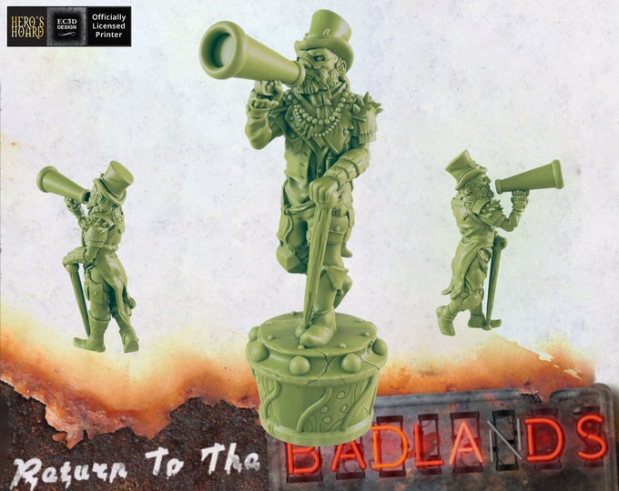 The Ringleader - 32mm - Post-Apocalyptic - Return To The Badlands - EC3D Designs - Great for Games like Fallout Wasteland Warfare!