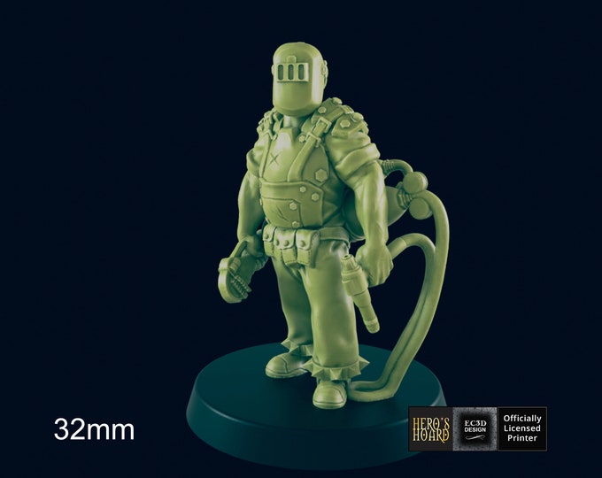 Wasteland Mechanic - Post-Apocalyptic - 28 or 32mm - EC3D Designs - Beyond The Badlands
