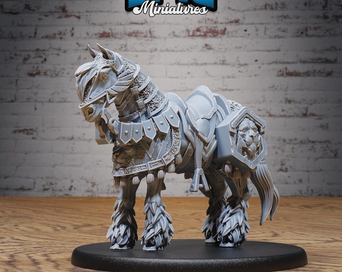 Legendary Horse - 28mm Scale - Epic Miniatures - Chivalry Garden