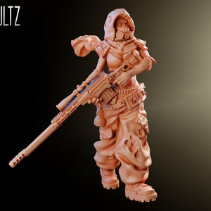 Owl The Sniper - 32mm - VaultZ - For games like Zombicide, This Is Not A Test, County Road Z