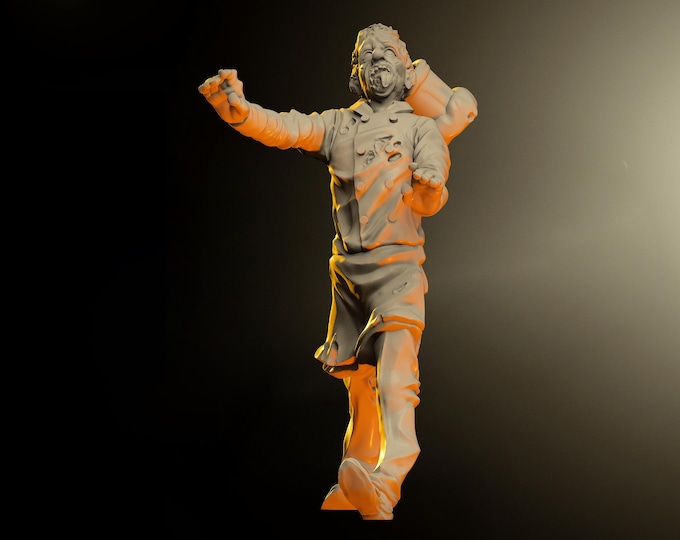 Rat Chef Zombie - 32mm - VaultZ - For games like Zombicide, This Is Not A Test, County Road Z