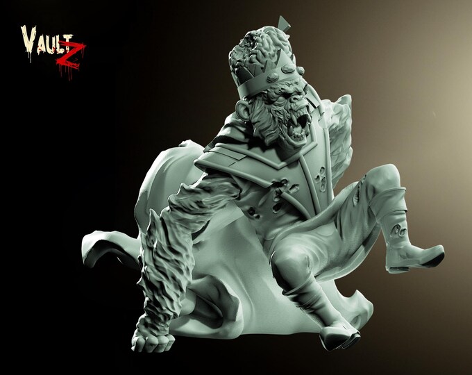 Monkey Zombie - 28mm or 32mm - VaultZ - For games like Zombicide, This Is Not A Test, County Road Z