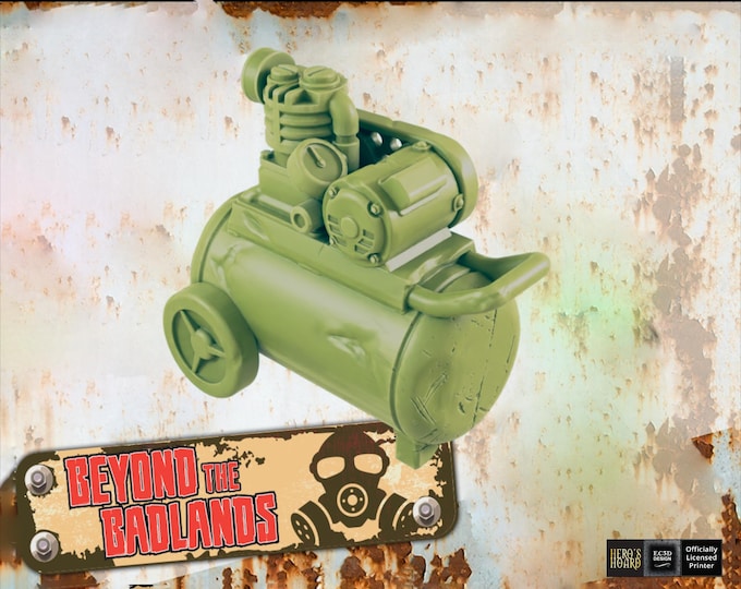 Aircompressor - Post-Apocalyptic - 32mm - EC3D Designs - Beyond The Badlands