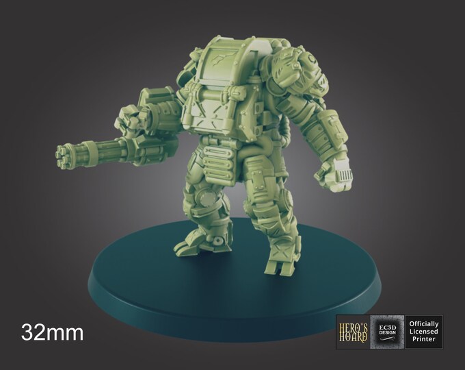 Bertha Bot - Post-Apocalyptic - 28 or 32mm - EC3D Designs - Beyond The Badlands
