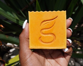 RENEW by Serv' Bar • Acné claro • Cáñamo • Jabón artesanal • Cúrcuma • Antibacteriano • Árbol de té • Pepino • Piel sensible