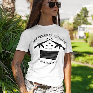 Minutemen Industries Logo Unisex Premium Heavy Cotton Tee