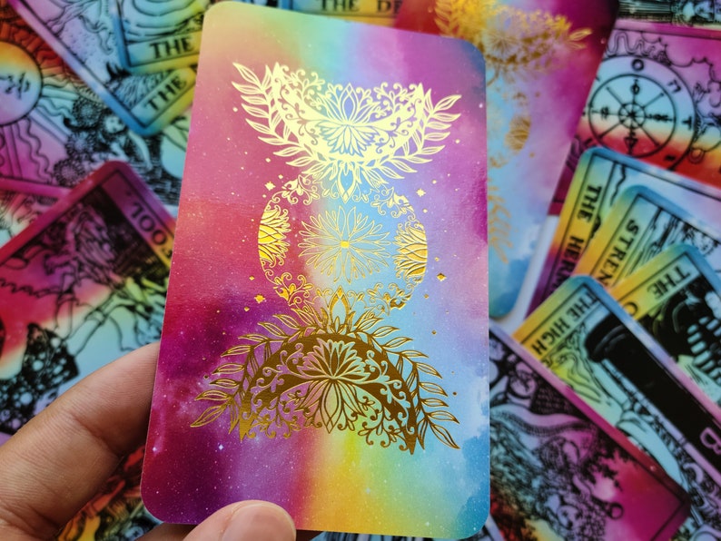 Space Inspired RWS Tarot Deck, Spacebow Tarot Deck, Gold Foil-pressed ...
