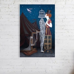 Dresden Dolls Art Print: Eyes Wide Shut, Limited Edition Giclee on Hahnemühle