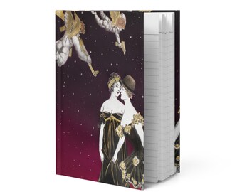 Modern Love – LGBTQ+ Matt Notizbuch | 150 linierte Seiten | Himmlische Queer Art Journal