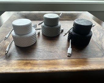 3D Printed Cable Winder Organizer | Cord & Wire Organizer | Desk Cable Management | Tech Accessory