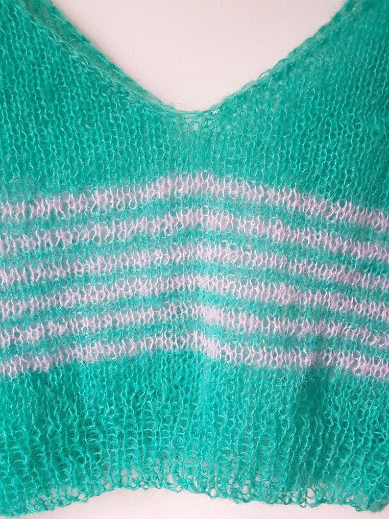 Easy Beginners Knit Crop Top Pattern Etsy