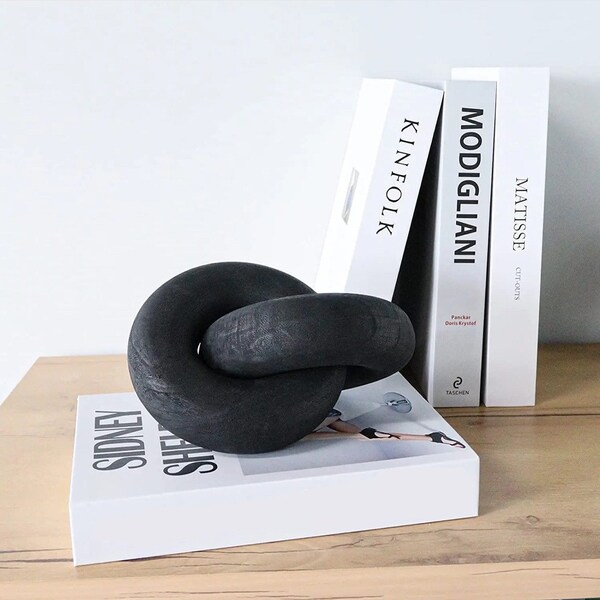 Black Knot Table Decor Etsy