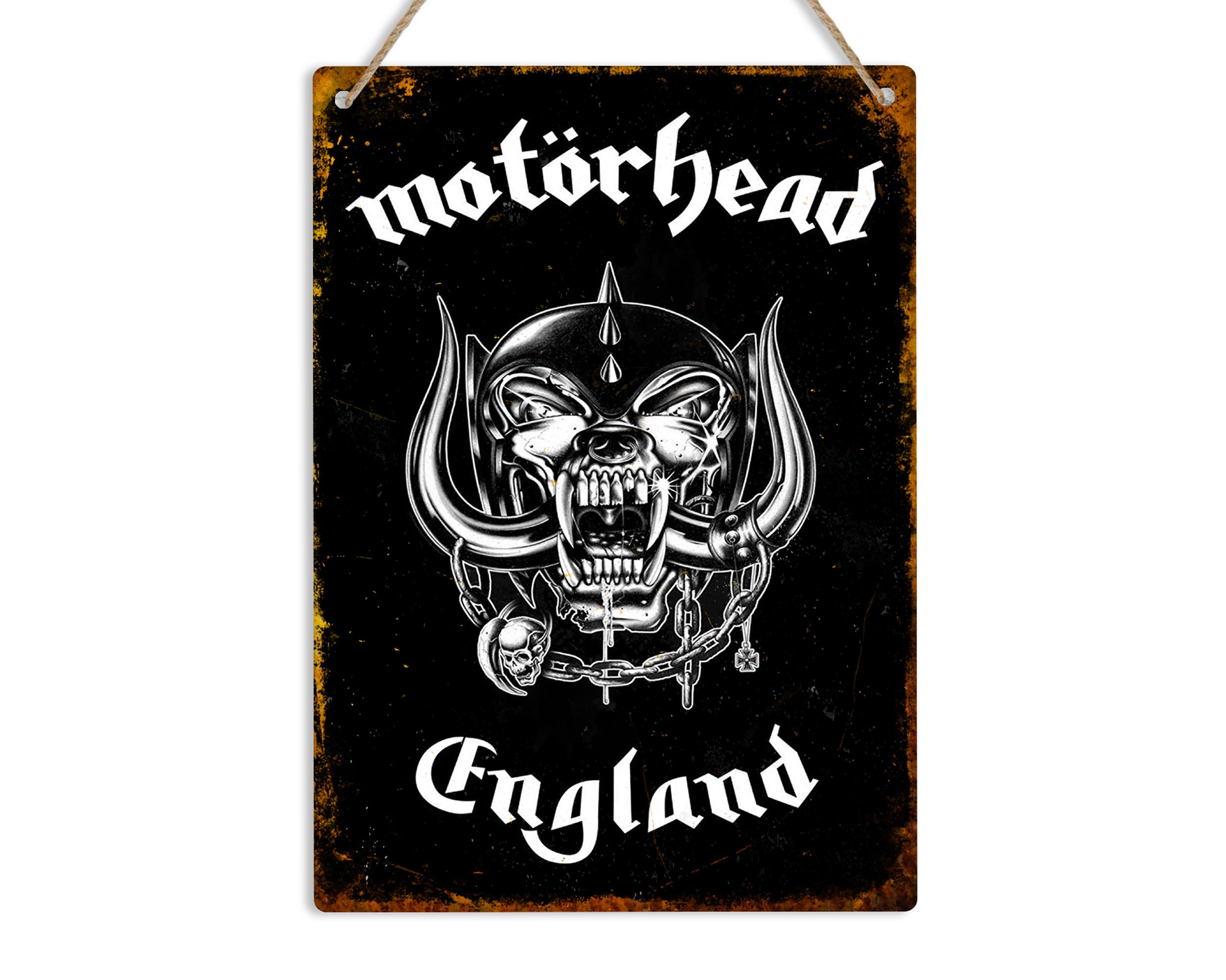 MotorHead LEMMY Movie Poster Motorhead Heavy Metal Bad Ass Metal Tin Sign Wall Posters 