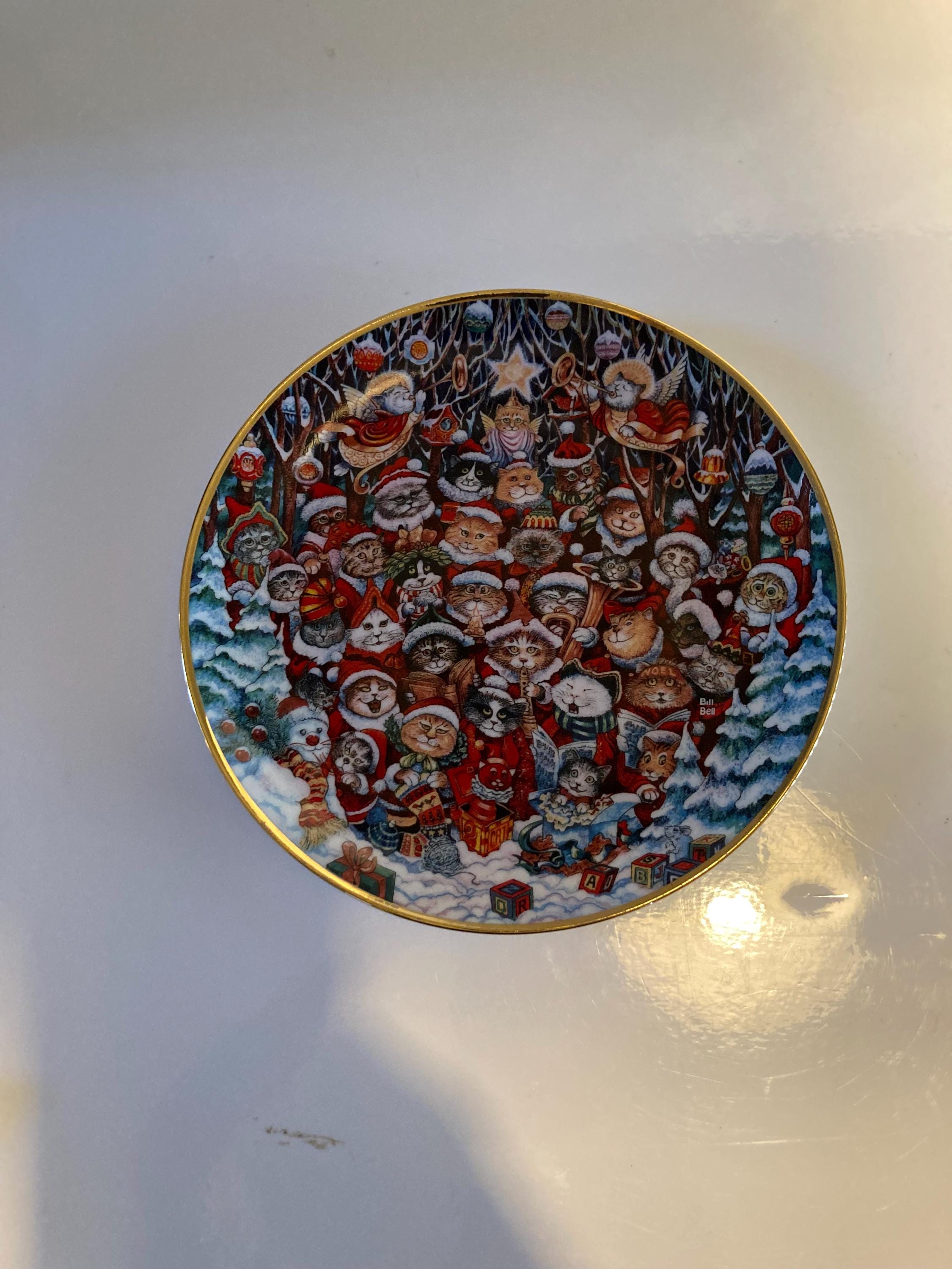 Santa Claws Plate - Etsy